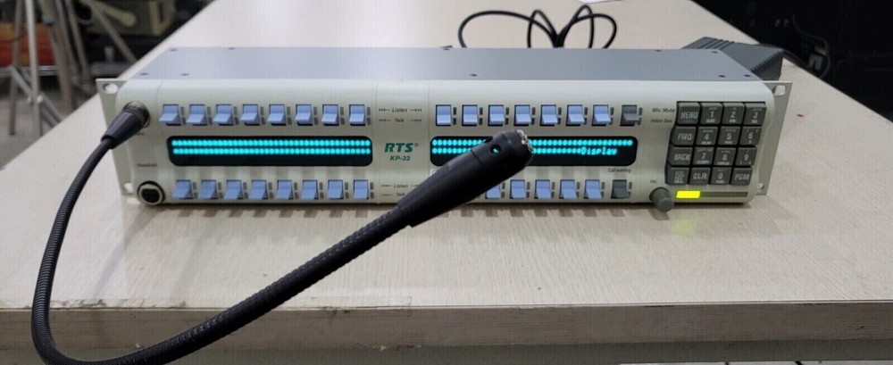 RTS Kp-32 intercom key panel with power adapter, microphone -- 1 unit price