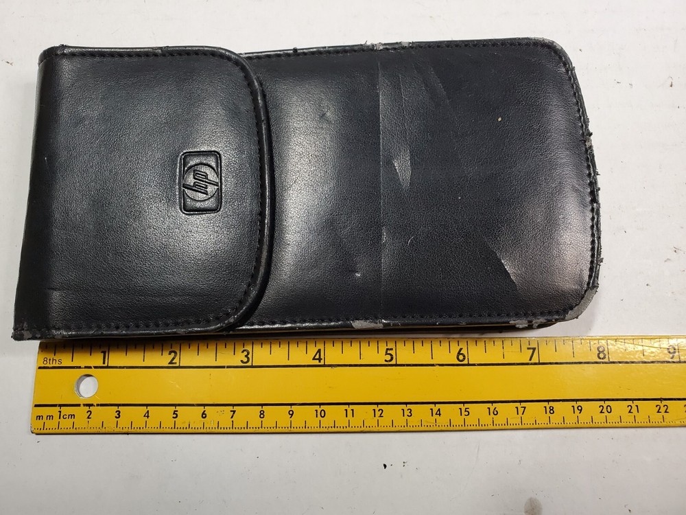 Vintage HP Hewlett Packard Calculator Black Case / Pouch (ONLY) Empty