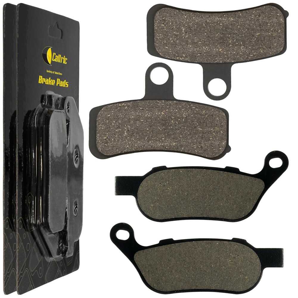 Front Rear Brake Pads for Harley Davidson Fxstc Softail Custom 2008-2010