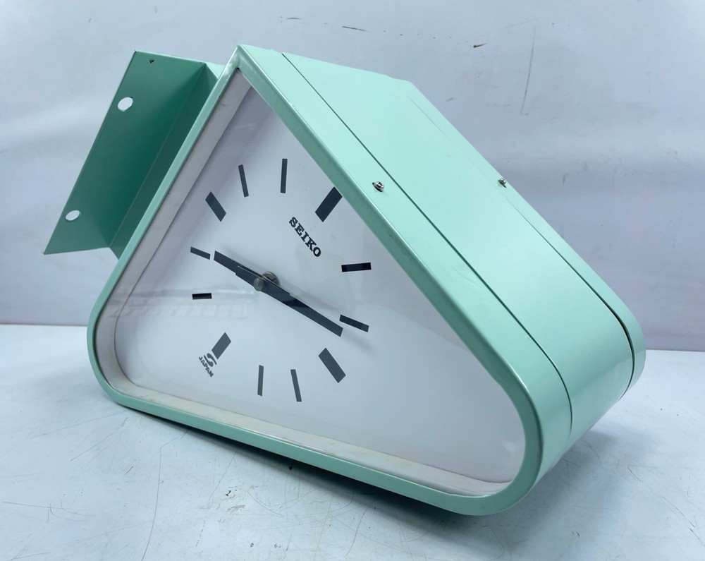 MC-018 Seikosha MC-271 Both Dialer Clock Vintage Triangular Secondary SlaveClock
