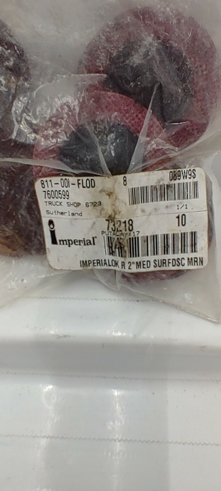 medium surface disc Imperial 73218 Imperialok 2" Style R Maroon
