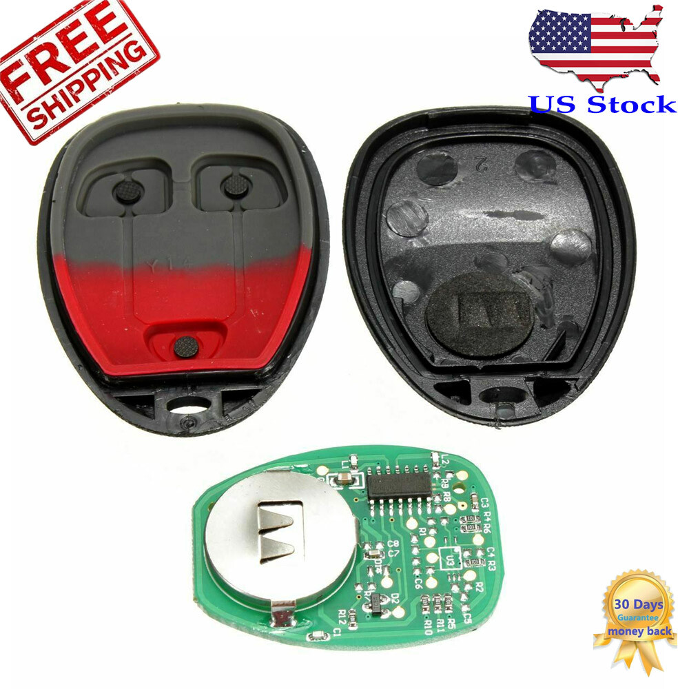 2 For 2007 2008 2009 2010 2011 2012 2013 Chevy Silverado Remote Control Key Fob