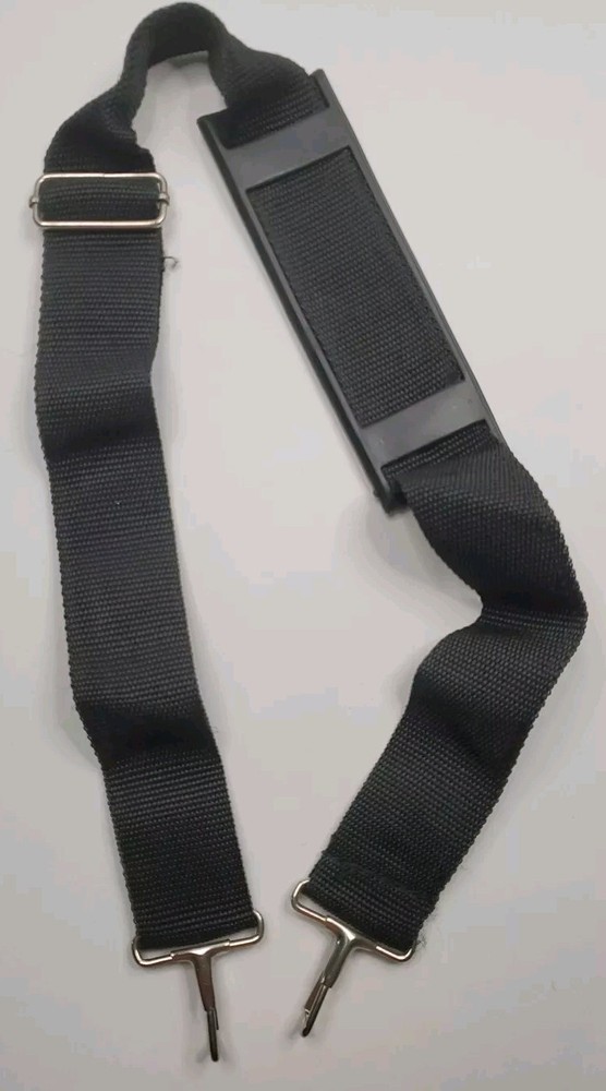 Strap Only 29" Adjustable Black Canvas 1.5" Wide