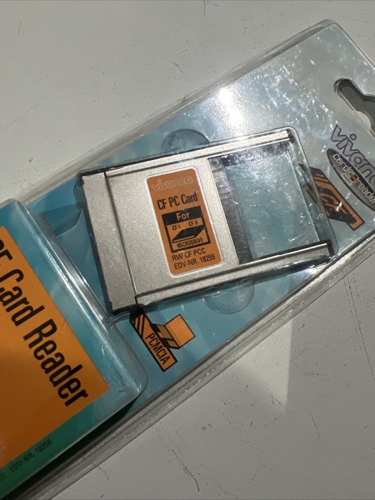 Vivanco 5in1 Memory Card Reader MMC SD SM MS Pro xD Notebook PC Adapter Vintage