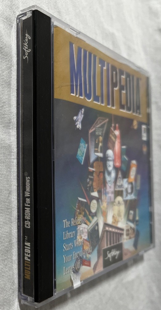 Multipedia (PC-CD, 1995) for Windows 3.1/95 *RARE*