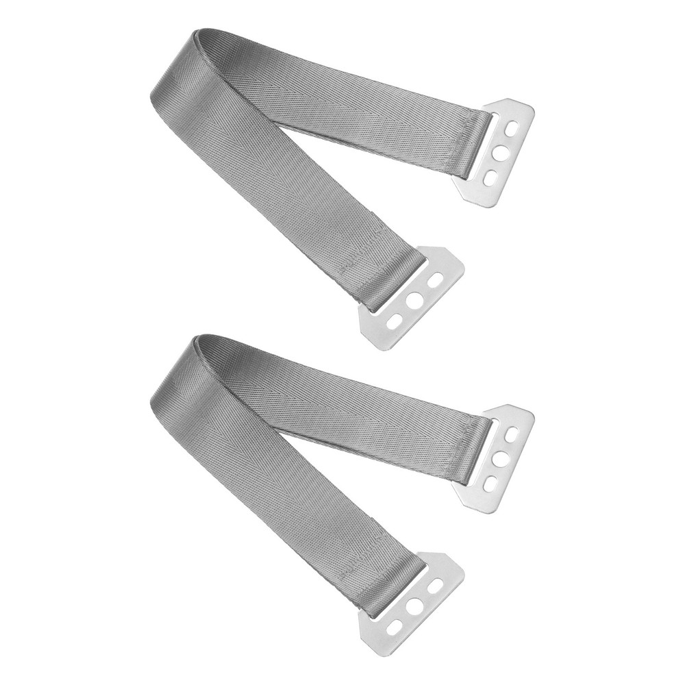 2Pcs Lift Up Storage Bed Belts, 40cm Nylon Pulling Belt for Bed Frame, Grey Blue