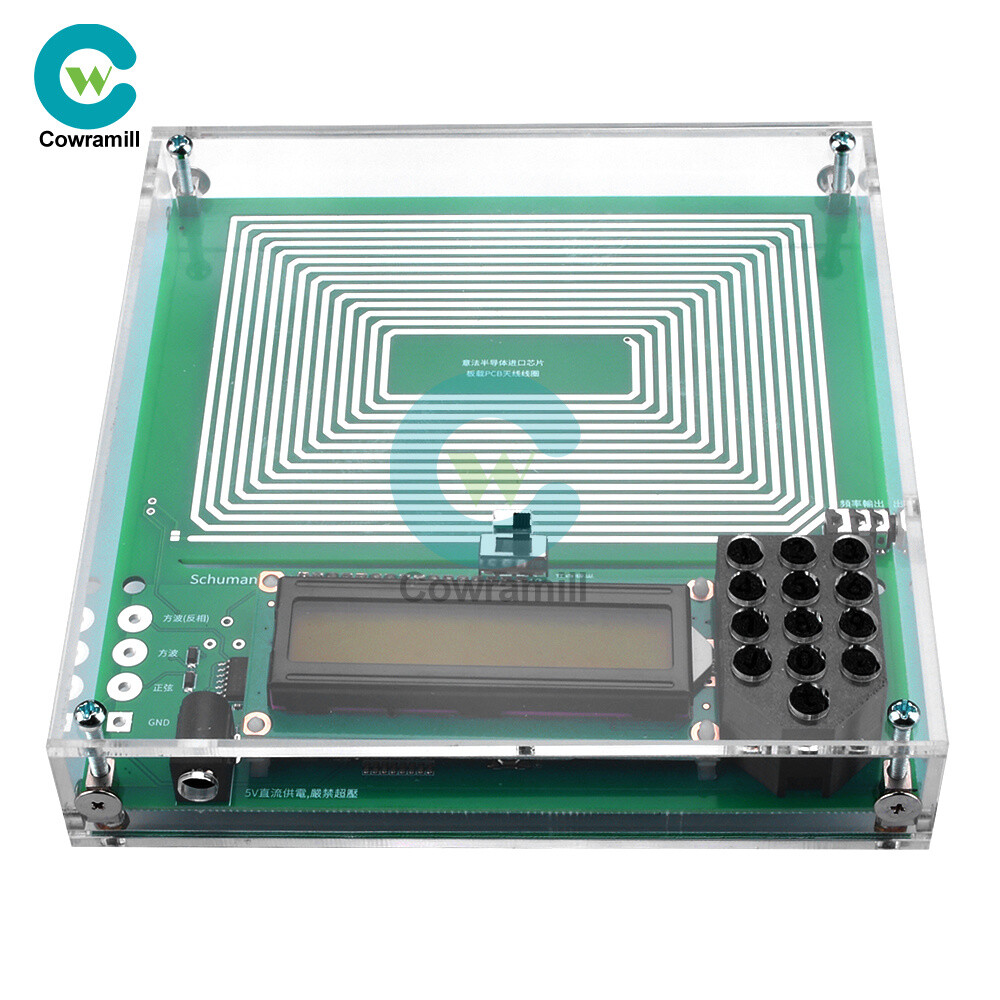 Schumann Wave Generator Pulse Sine Frequency 0.01Hz~30000Hz + Keyboard + Case