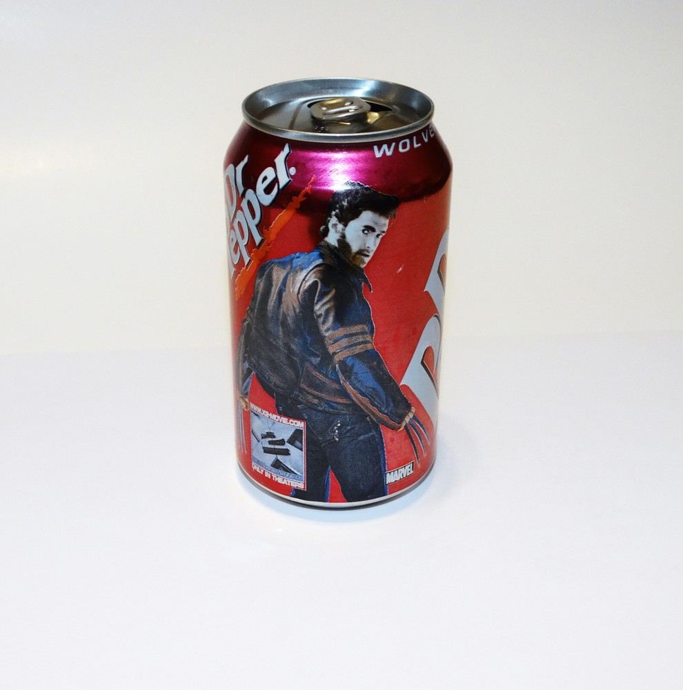 X Men Dr Pepper Soda Can Wolverine 2003 EMPTY