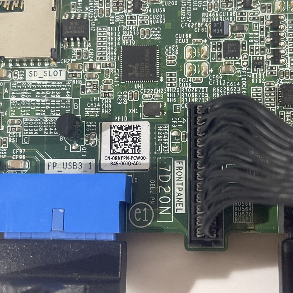 Dell Precision 5820 7820 Workstation Front Control Panel Board 8NFPN W/ CABLES