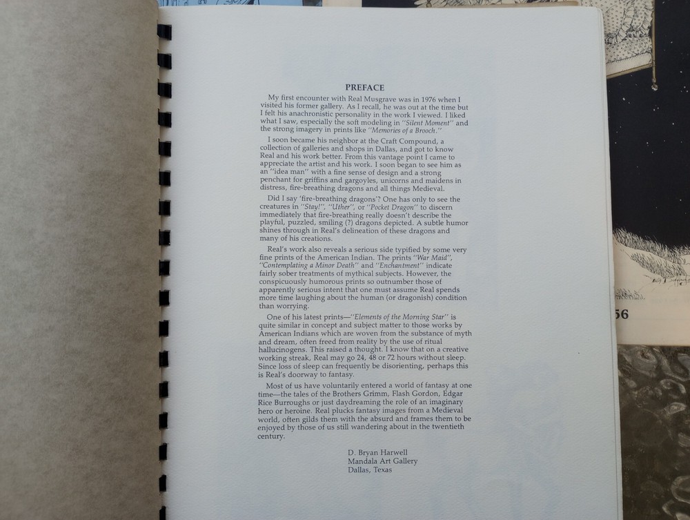 Sci Fi Convention Program Lot. Real Musgrave .Vintage Progress Reports