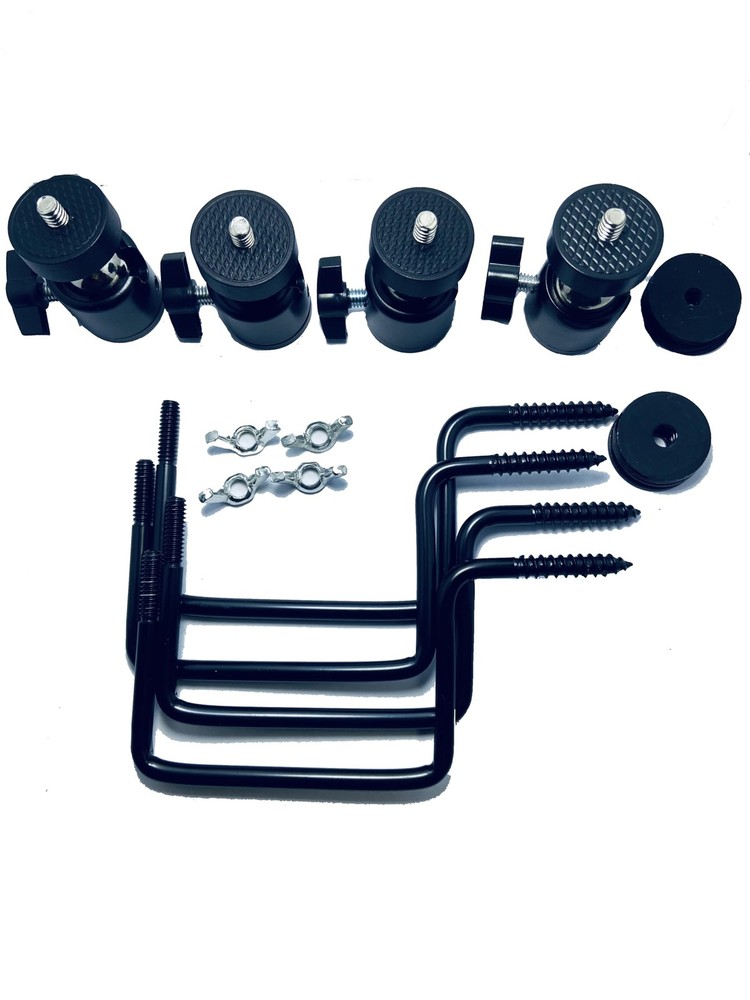 BeIETree Trail Camera Mount Game Mounts Screw Black