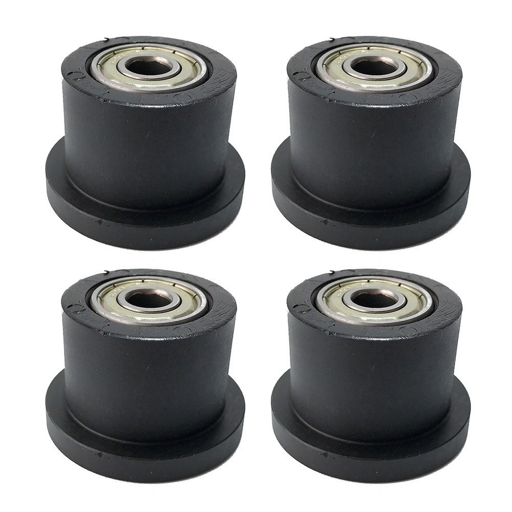4pcs Nylon Wheel Rollers for Rowing Machines 8mm Aperture Quiet & Efficient Use