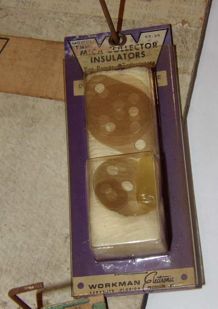 VINTAGE 1960s WORKMAN ELECTRONICS "MIRACLE FIVE TRANSISTORS" STORE DISPLAY 11x13