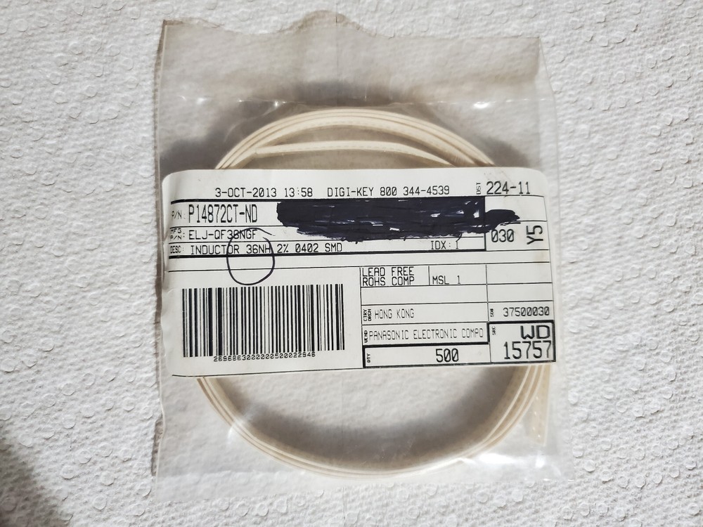 Panasonic ELJ-QF36NGF Fixed Inductors (Pack of 500)