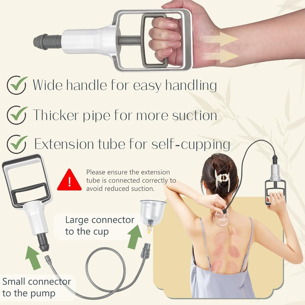 Cupping Kit for Massage Therapy - 16 Cups Professional Massage Cups Set .....