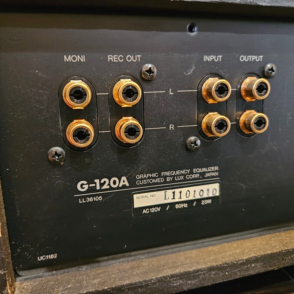 LUXMAN G-120A Equalizer - Excellent! Amazing!