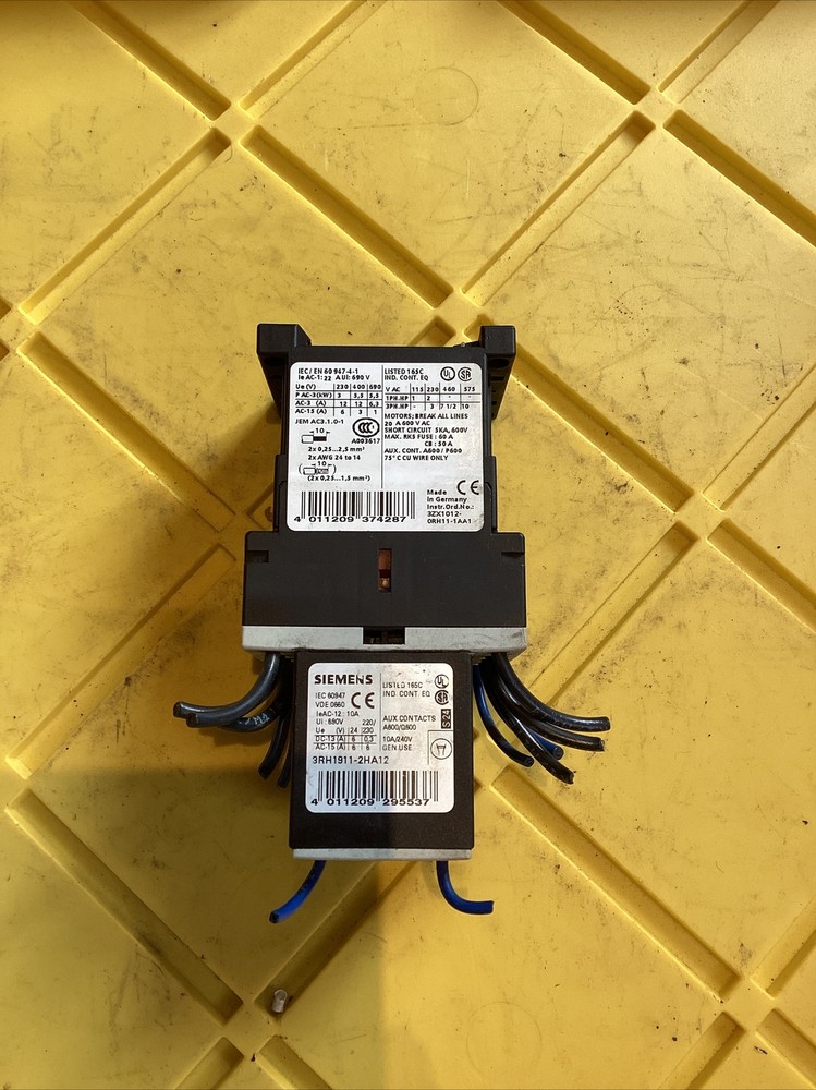 Siemens Power Contactor, 3RT1017-2BB41