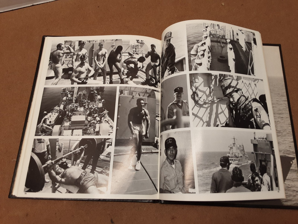USS TRIPPE FF1075 1987 Mediterranean Deployment Cruise Book