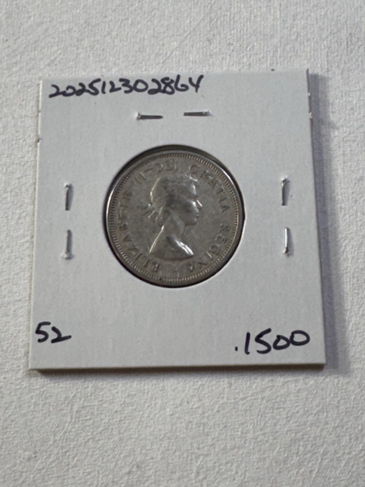 1964 Canada 25 Cents Silver Coin