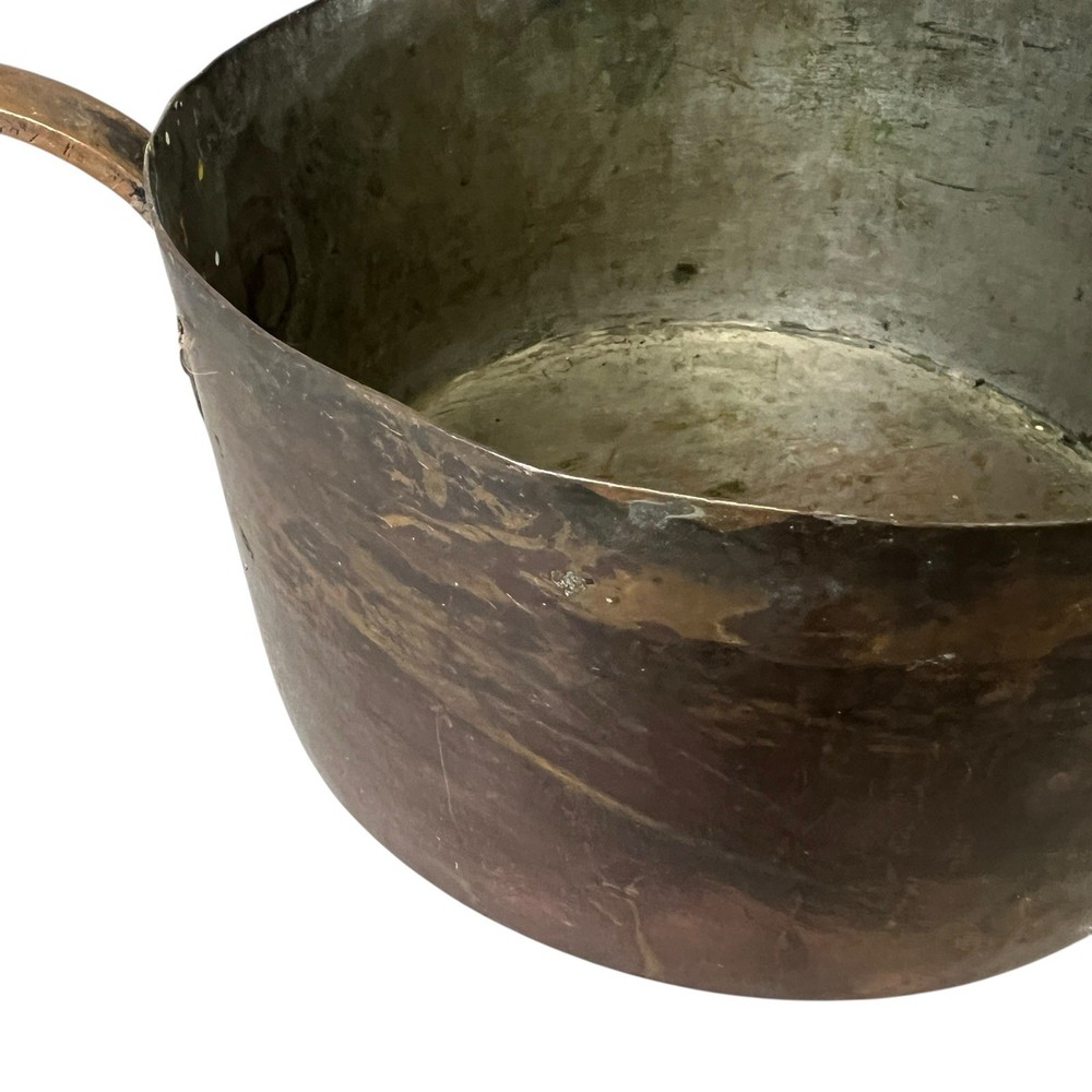 Antique dovetailed Copper Pan W/Copper Handle