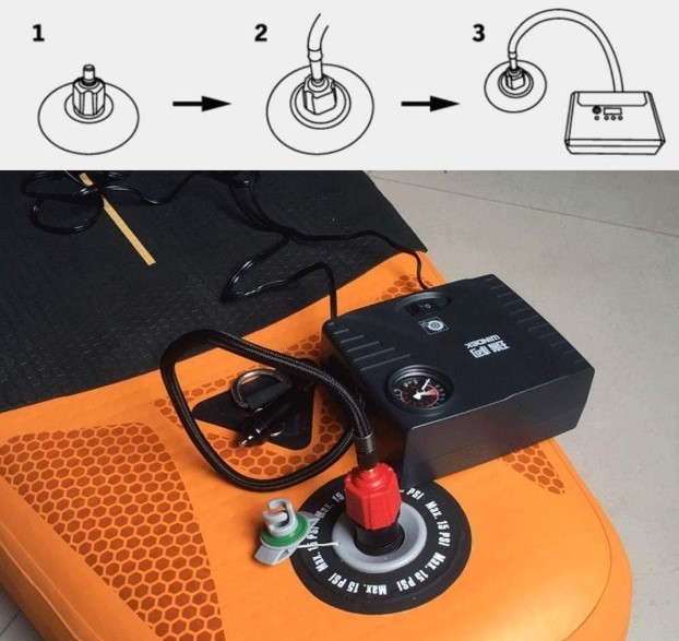 Inflatable SUP Pump Adaptor Compressor Paddle Board Pump Adapter
