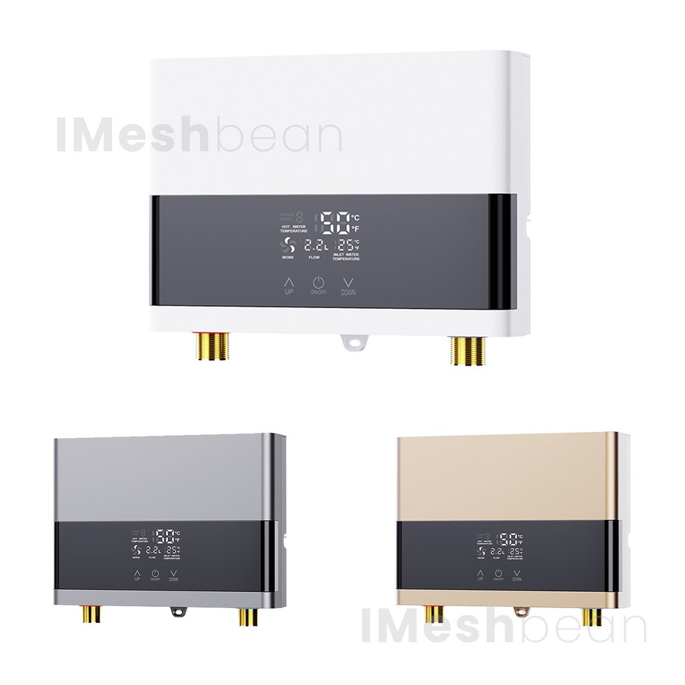 4000W Electric Instant Water Heater Tankless Kitchen Shower W/Touch & RC