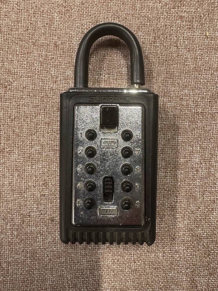 Supra-c Hanging Key Lock Box Door Knob Key Safe Push Button