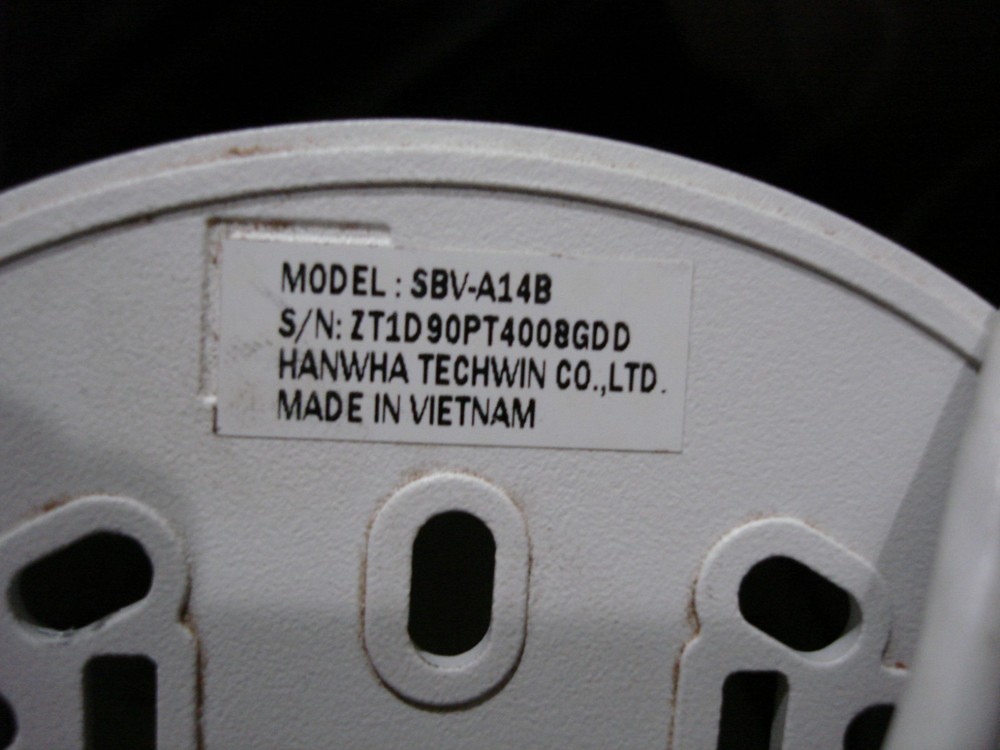 Hanwha Techwin ANE-L7012R 4MP IP NIGHT VISION Security Camera W/SBV-A14B Mount