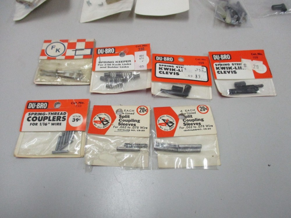 Sullivan & Du- Bro Misc Hardware For RC Airplanes NOS