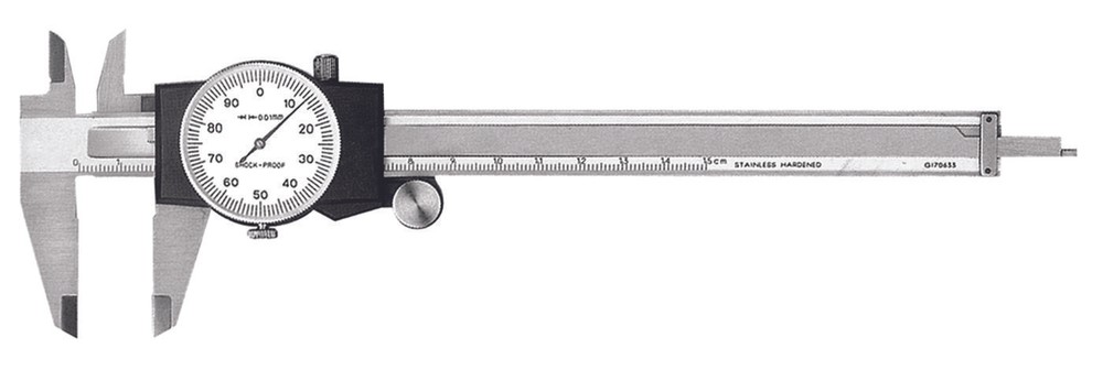 0 - 6" Shock / Dust Proof Dial Caliper