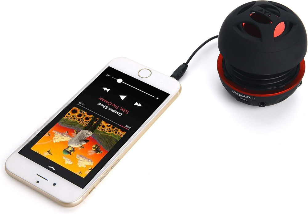 Mini Speaker System, Portable Plug-In Speaker with 3.5Mm Aux Input, External Aud