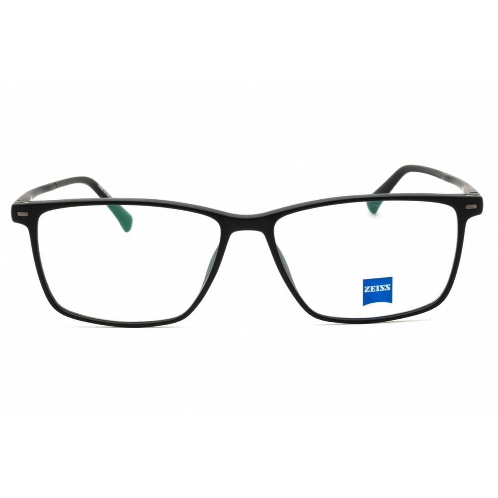 Zeiss Unisex Eyeglasses Injected Propionate Black Rectangular Frame ZS20008 900