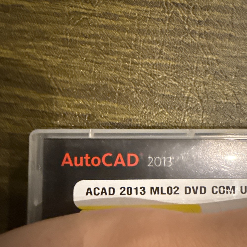 AutoCAD Autodesk 2013 Two DVD SEALED W/Serial Codes