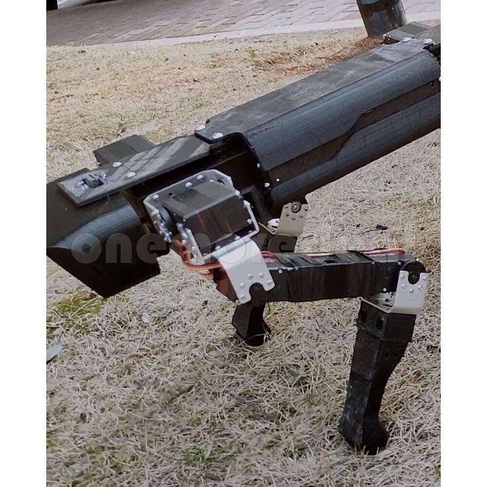 ROS Open Source AI Robot Dog Bionic big Quadruped Robot Basic RC Controller OMD