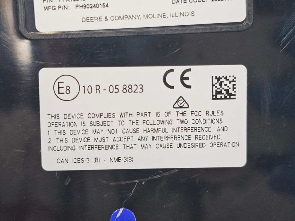 John Deere CommandCenter Component 4600 PFA12915 PH90240154