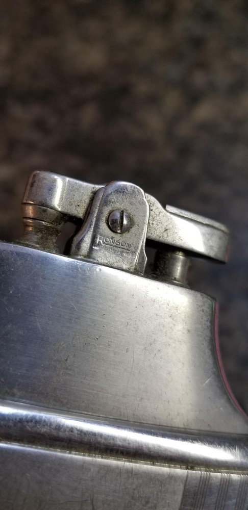 Vintage Ronson Mastercase Lighter Engraved 1948