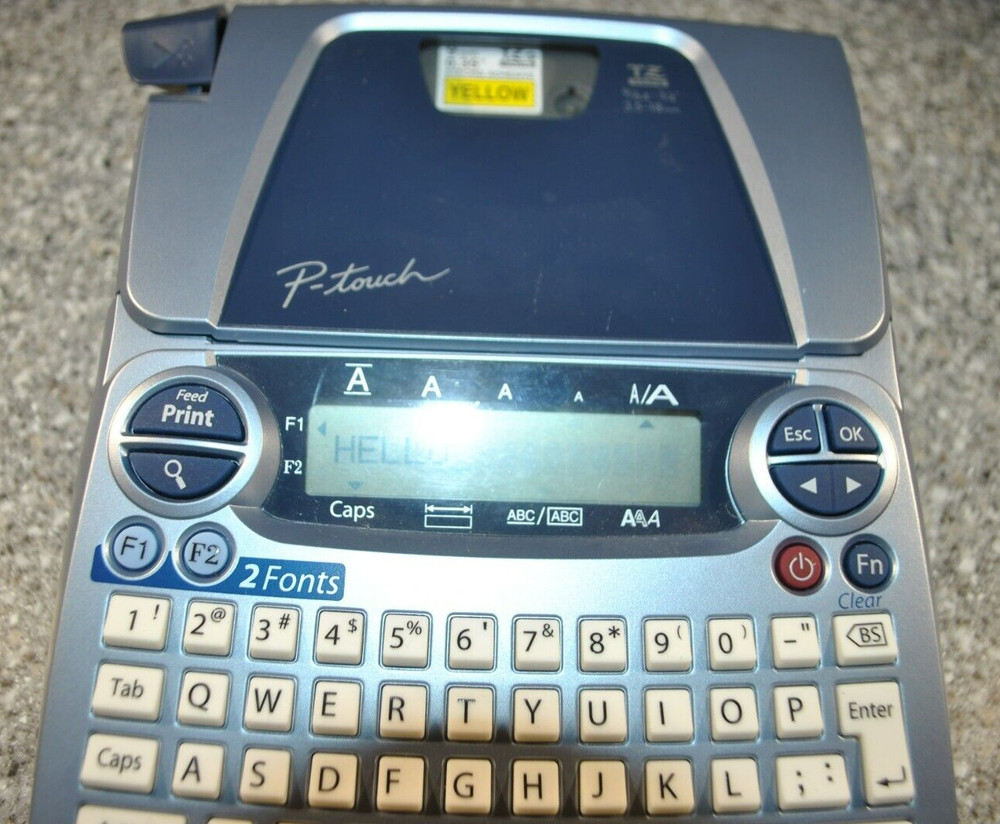 Brother Label Maker P-Touch Deluxe Label Maker PT-1880+ Tested Working