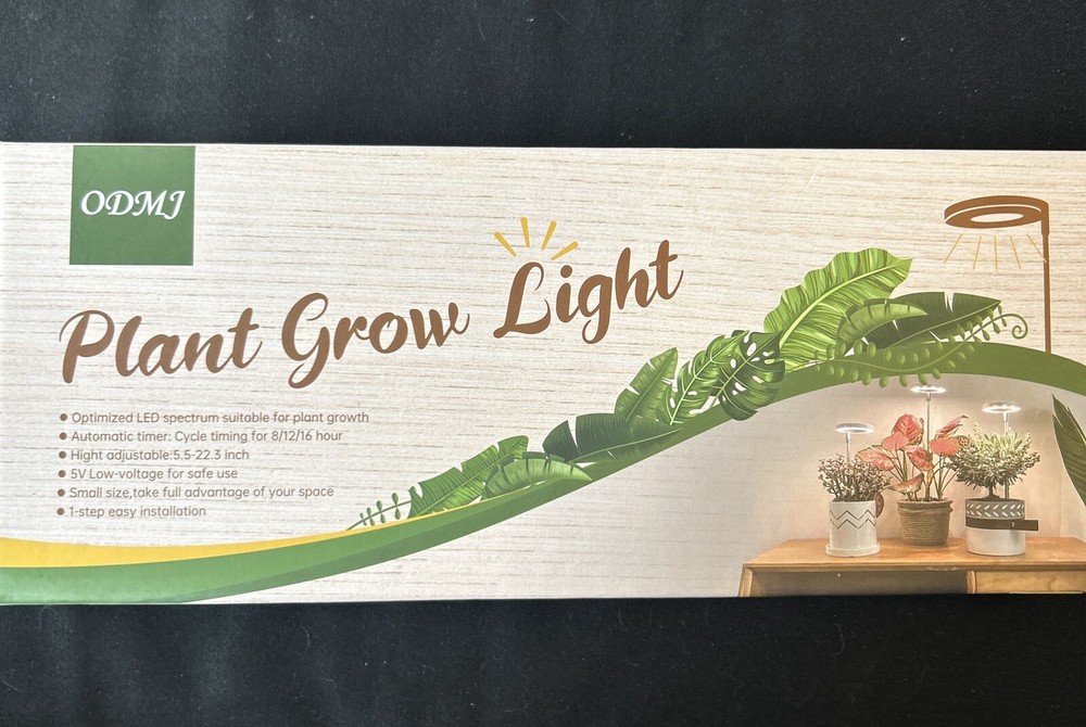 New Yaduoke Optimized LED Spectrum Plant Grow Light, Auto Timer, Adjustable