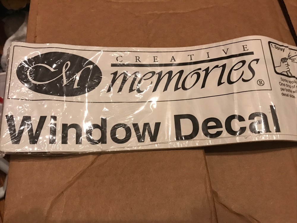 Creative Memories Car Window Decal