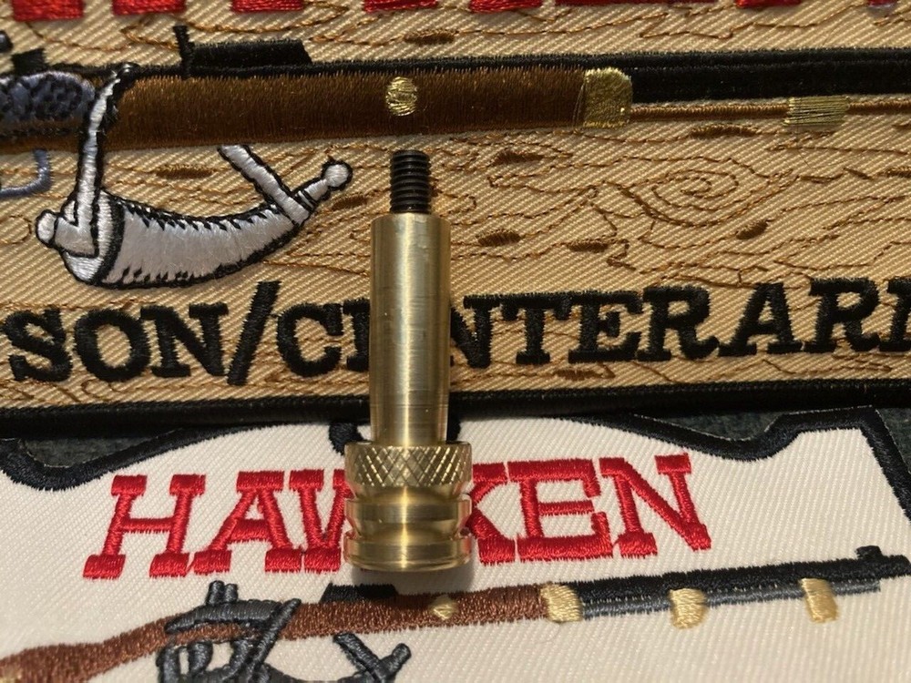 🦅 Muzzleloader Solid Brass Jags 58, 54, 50, 45, 40 or 32 Calibers 10-32 Threads