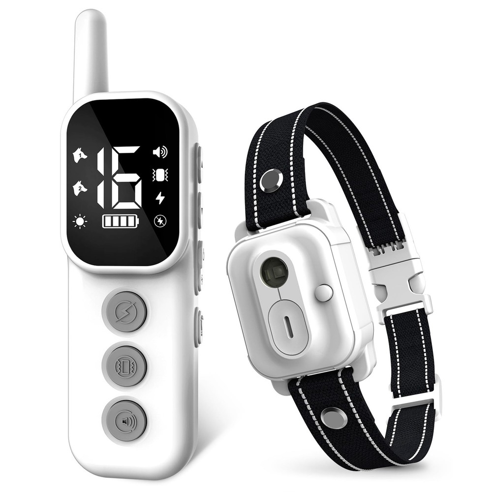 Dog Training Collar with Remote Control, 3300FT and 4 Training Modes Beep,Vib...