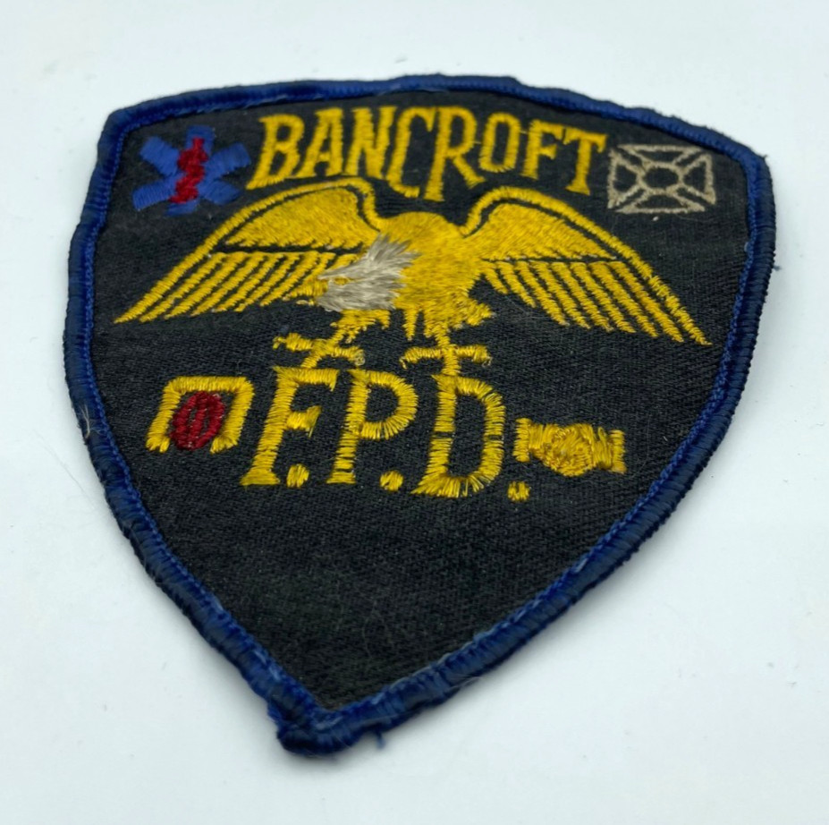 Bancroft Canada Fire Dept Embroidered Patch