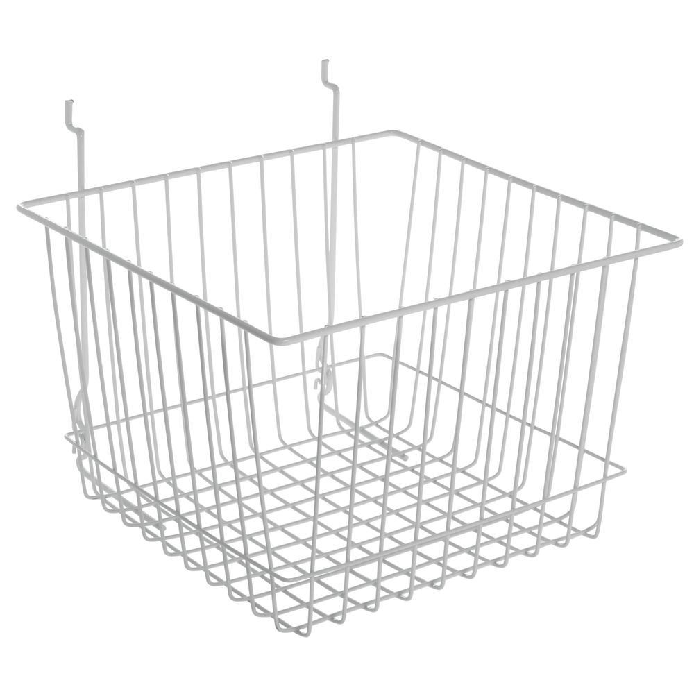 White Wire Basket