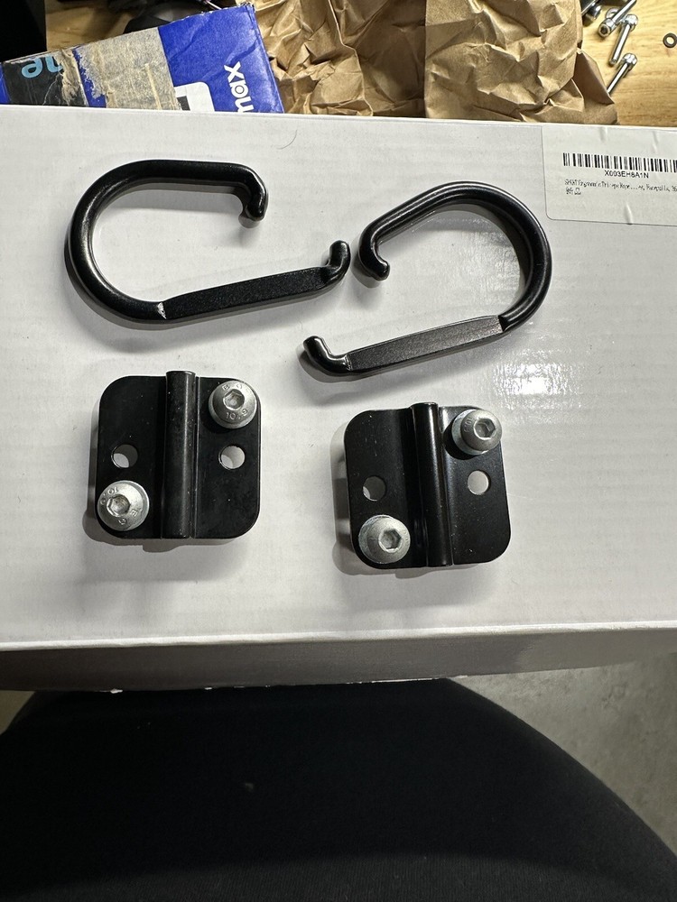 Permobil Backpack Mounting Hooks....(BAG NOT INCLUDED).......