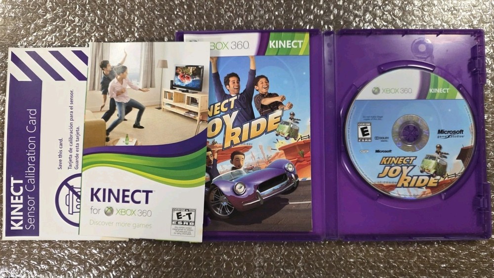 Xbox 360 KINECT Joyride Rated E Requires KINECT Sensor Tested And Working