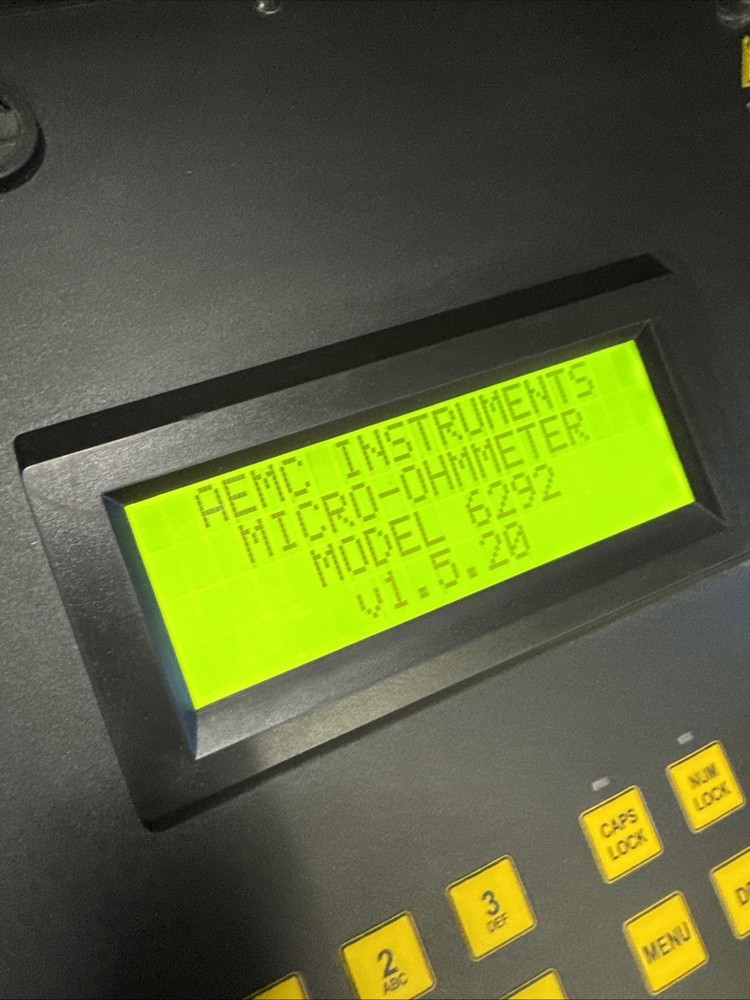 AEMC 6292 Micro-Ohmmeter - Tested - Nice used shape