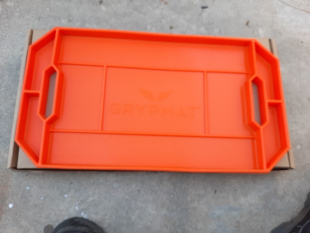 Grypmat Tool Mat 3 Pc Set Orange Silicone New