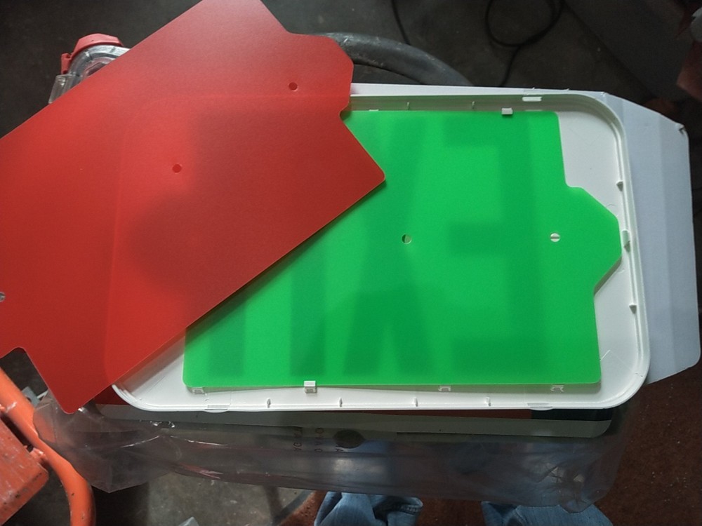 Exit Sign Faceplate / Cover INCLUDES RED & GREEN background Letters