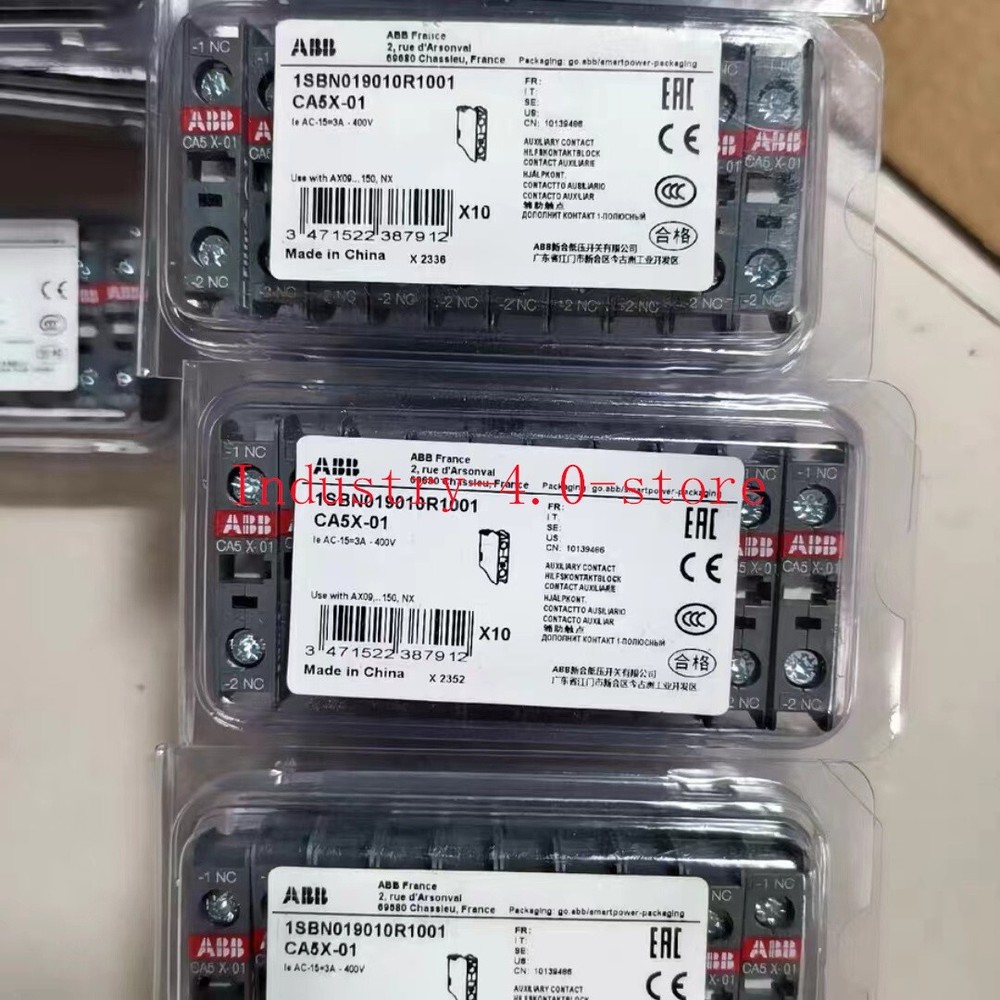 NEW BOX  include  10pc  ABB CA5X-01 Auxiliary Contact