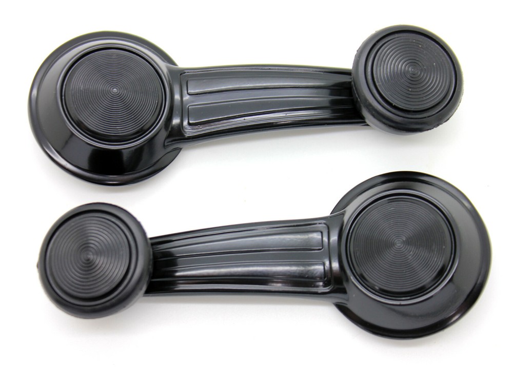 NEW Black Window Crank Handle PAIR / FOR LISTED CLASSIC CHEVROLET MODELS